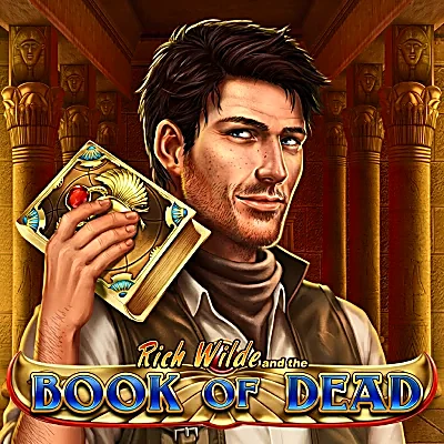 Book of Dead Egyptian-themed slot tile at Vegas Spins